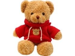 Oso de peluche de 40 cm, ideal como regalo de cumpleaños o Navidad para niñas (rojo).