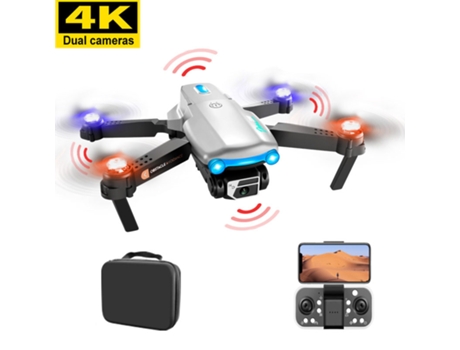 Dron de control remoto S98 con cámara 4K (Cámara doble - Duración de la batería: 15 min - Astilla)