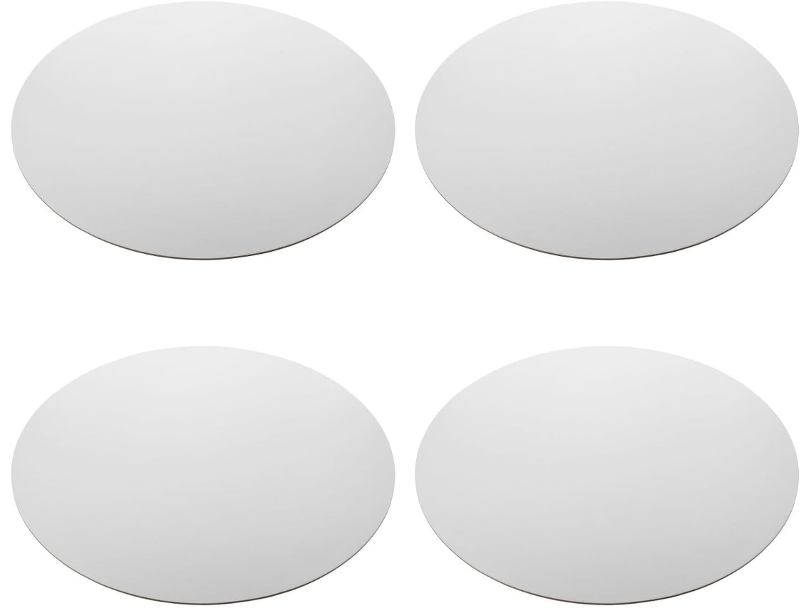Juego De 4 Lienzos Redondos, Lienzos Estirados Para Pintar, Superficie Lisa Y Pequeña Para Pintura Acrílica Y Al Óleo.