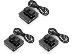 Teclado Mecánico Programable Osu 3x Mini Personalizable De 2 Teclas Rgb Con Macro Para El Trabajo