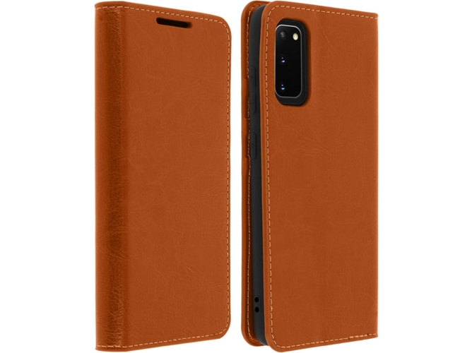 Funda Samsung Galaxy S20 AVIZAR Piel Marrón