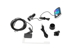 Transmisor Fm Bluetooth Para Coche Dab004 Con Reducción De Ruido Y Carga Usb Qc3.0