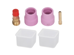 Juego De 4 Boquillas Y Chaleco De Soldadura Rosas Para Pistolas De Soldadura Tig Wp 17, 18 Y 26 - Accesorios De Soldadura