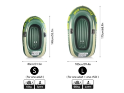 Barco De Pesca Inflable, Canoa, Kayak Para Una Persona, Divertido Barco De Verano De Pvc