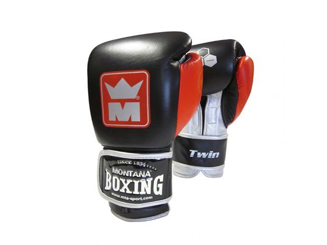 Guantes de Boxeo para Unisex MONTANA (L/XL - Negro)