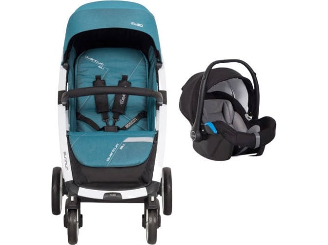 Carrito de Bebé Individual EASYGO Quantum Alu + Starter 0+ Isofix Ready Adriatic