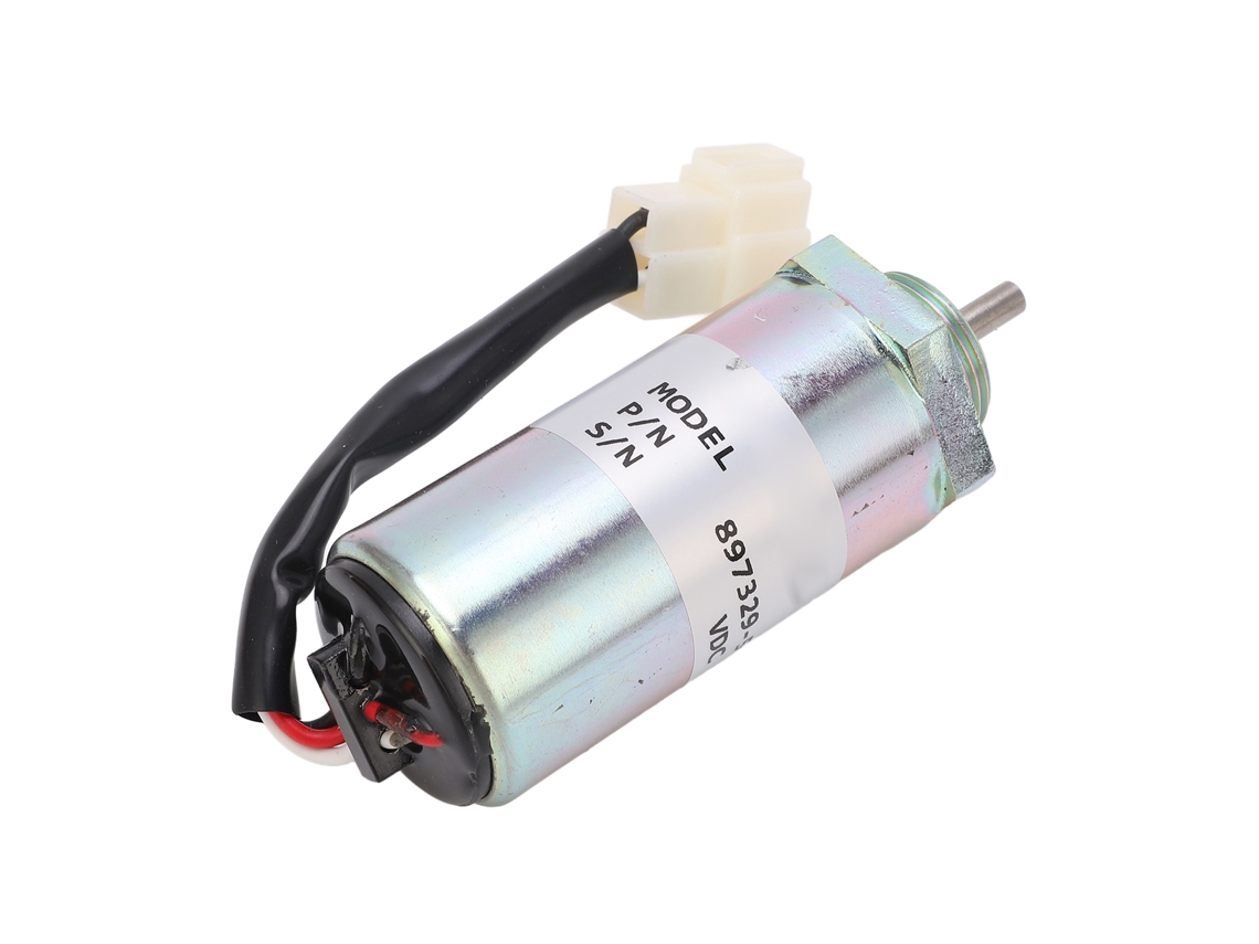 Válvula Solenoide De Cierre De Combustible 897329-5680 Para Hitachi Sh55u Kobelco Ex55 58 Dc 12v