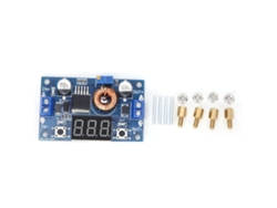 Módulo Convertidor Reductor Cc-cc Ajustable Xl4015 Con Voltímetro, 75 W, Alta Eficiencia.
