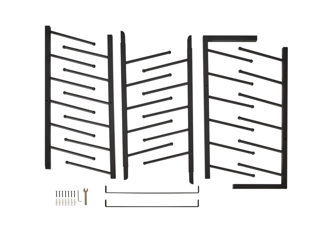 Juego de soportes de almacenamiento planos de 16 niveles con capacidad para 32 rollos Tekmaquinas