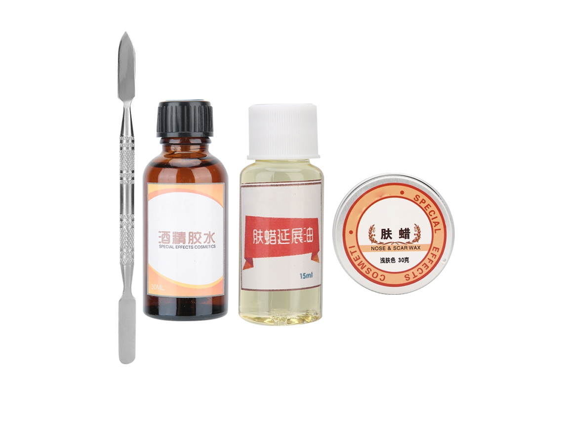 Juego De Herramientas De Cera Para Maquillaje De Efectos Especiales De Halloween Profesional Con Espátula