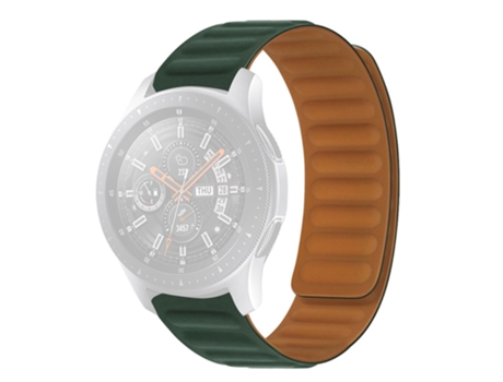 Correa de Silicona magnético para Samsung Galaxy Watch 5 40mm/44mm/Watch 5 Pro 45mm - verde oscuro