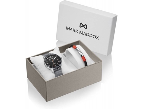 Reloj MARK MADDOX Hombre (Acero - Plateado)
