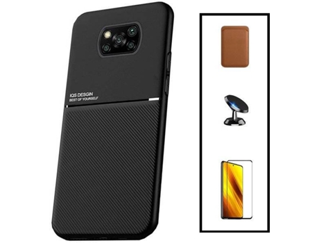 Funda y Protector Xiaomi Redmi Poco X3 Pro PHONECARE Magnetic Lux Negro