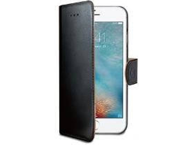 Funda iPhone 7 CELLY WALLY801 Negro