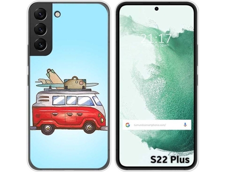 Carcasa Samsung Galaxy S22 Plus 5G TUMUNDOSMARTPHONE Dibujos Furgoneta Multicolor