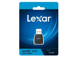 Lector de tarjetas Lexar USB 3.2 negro compatible con SD/microSD/CF/Memory Stick Plug and Play