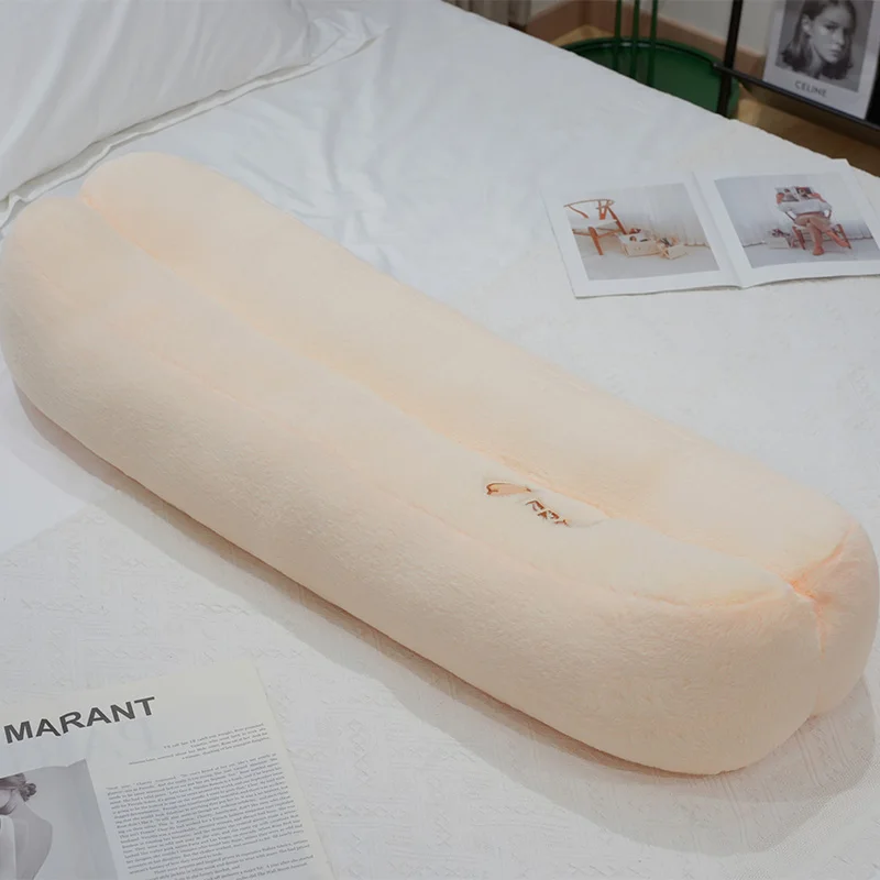 (marrón Claro, 100 Cm) Cojín/almohada De Respaldo Para Sofá Con Diseño Creativo De Palitos De Masa Frita Para Adultos