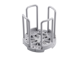 Escurridor De Platos De Plástico Extensible Y Sencillo Con Desagüe Para Cocina, Color Gris.