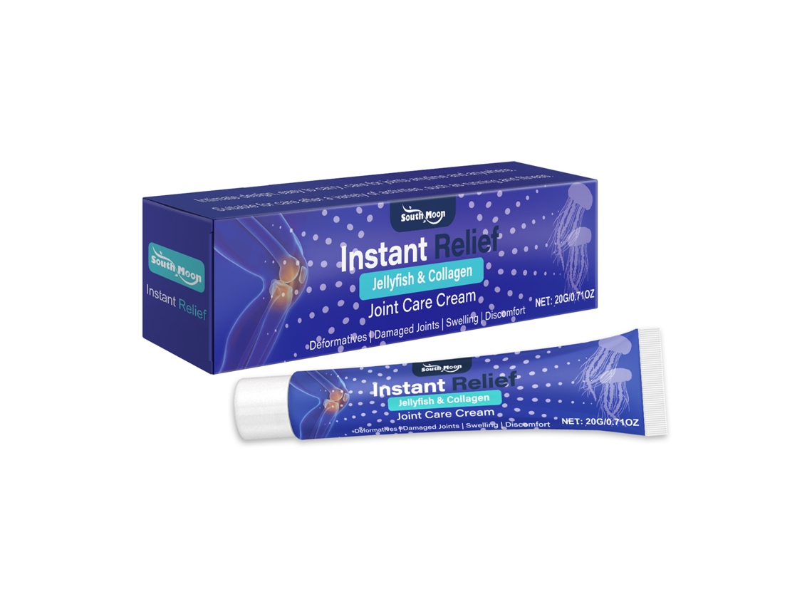 La crema de colágeno South Moon para el cuidado de las arterias alivia el dolor y la hinchazón muscular.