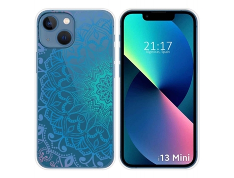 Carcasa iPhone 13 Mini (5.4) TUMUNDOSMARTPHONE Dibujos Transparente Multicolor