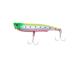 Señuelo De Pesca Tipo Popper De 105 Mm Y 17 G - Señuelo Artificial Para Aguas Poco Profundas Con Anzuelos Triples Para Pesca En Agua Dulce Y Salada.