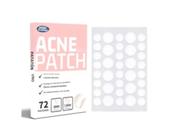Paquete de 72 parches hidrocoloides invisibles e impermeables para el acné, ideales para marcas y cicatrices. MDUG