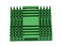 2026as-5pcs Disipador De Calor De Aluminio Vacío Para Cpu Chip Electrónico 37*37*6 (verde)