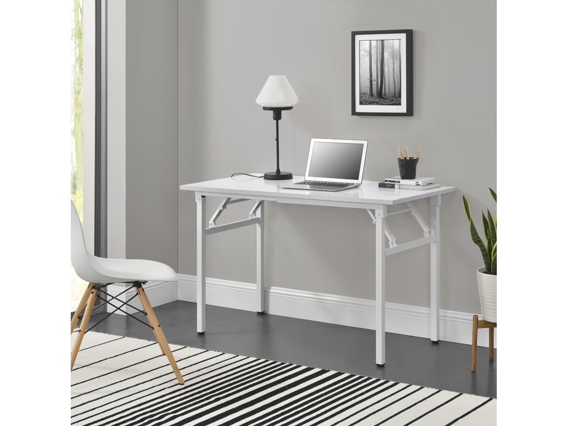 Escritorio NEU.HAUS Metal/Aglomerado (Blanco - 120 x 60 x 75 cm)