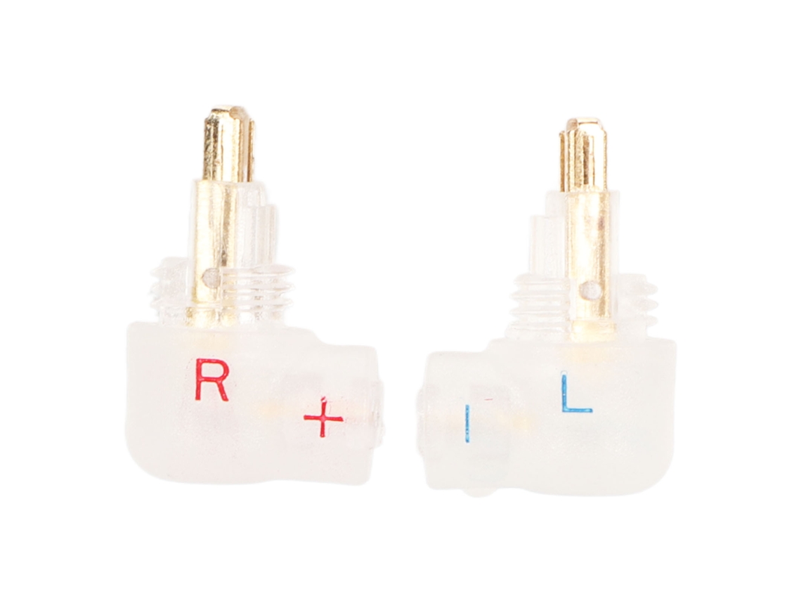 Adaptador Cabo 2pin Macho Exk Para Fêmea 0.78mm Para Fones Ex1000 Ex800 Mdr7550 Ex600 Transparente