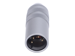 Adaptador XLR macho de 4 pines a hembra balanceada de 4,4 mm (conecta micrófonos y mezcladores)