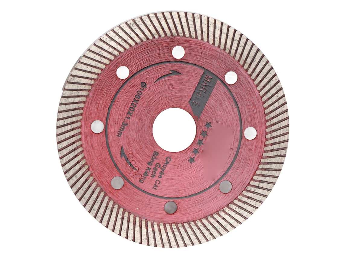 Disco De Broca De Diamante 72d De 107 Mm Para Cortar Hormigón, Baldosas Y Granito. Herramienta Circular.