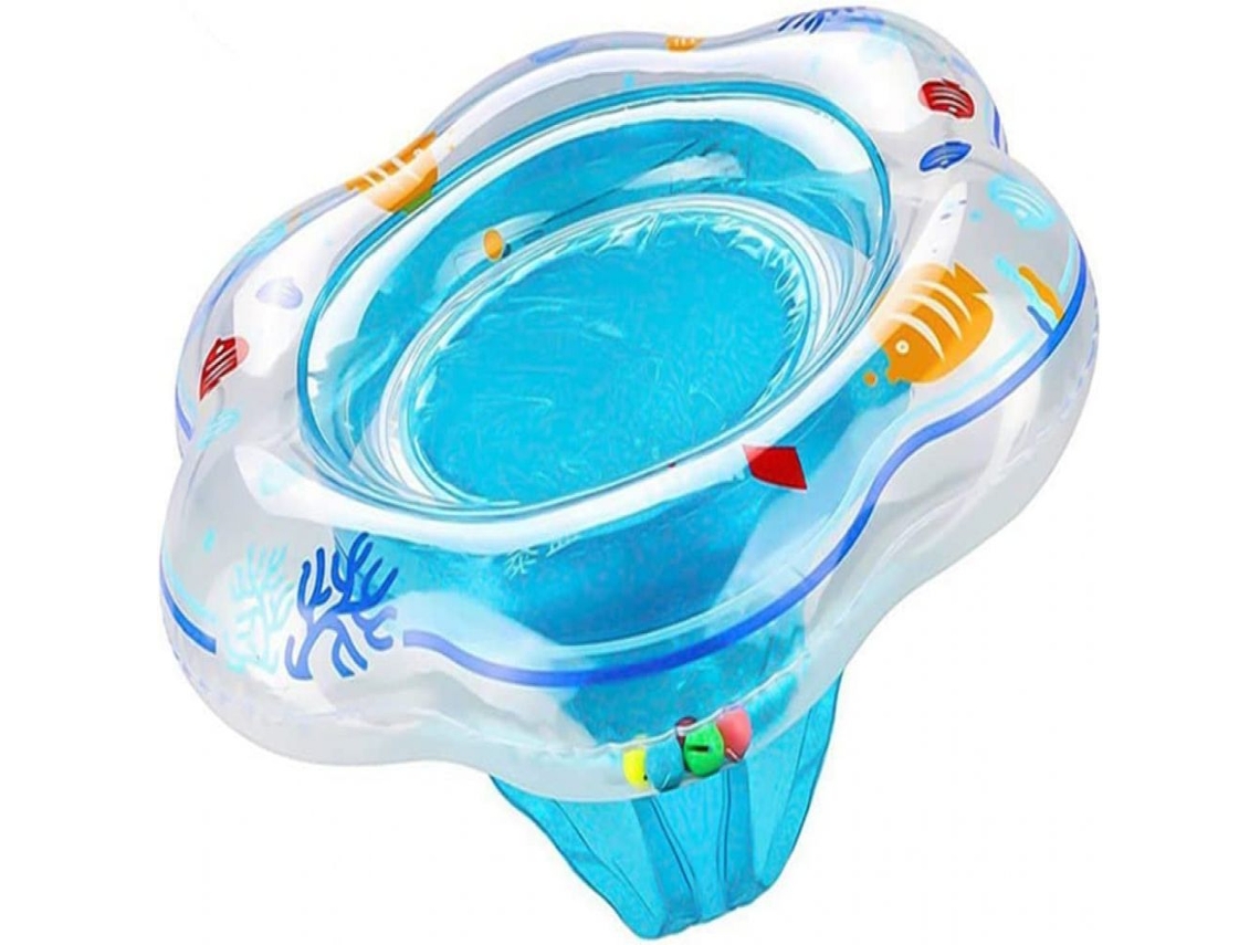 Cómodo flotador inflable para bebés, hecho de material de PVC duradero y a prueba de fugas, promueve el crecimiento y el entrenamiento saludables del bebé.