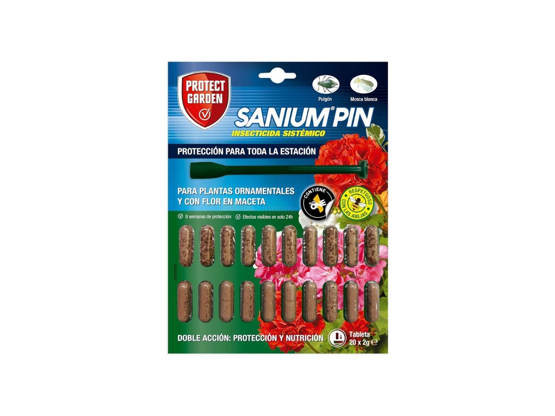 Sanium Pin Insect Control Protect Jardín 20 X 2 Gr SBM