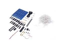 Kit Led Diy 8x8x8 Lámpara Blanca Luz Azul 3d Electrónico