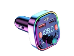 Transmisor de FM YIZHOOD Q5 4.8A Bluetooth 5.0 Manos Libres 2 USB negro