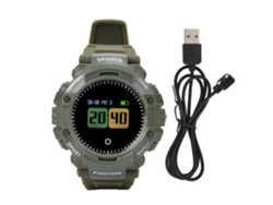 Reloj Inteligente (monitorización De Frecuencia Cardíaca, Conexión Bluetooth) Reloj Inteligente My-f9 (verde Militar)