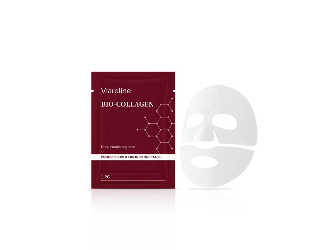 Sobre de mascarilla facial hidratante de colágeno