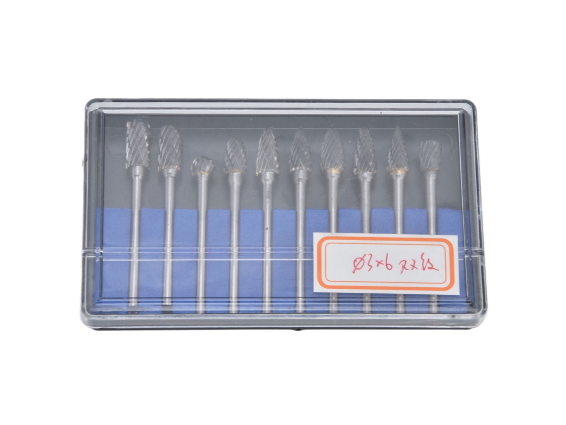 10 cabezales de lijado de acero de tungsteno para accesorios de mandril Dremel de 1/8'' para madera, metal y mármol.