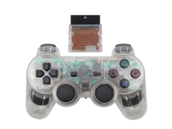 (blanco) Controlador De Juego Inalámbrico, Controlador De Juego De Playstation 2, Vibración Dual