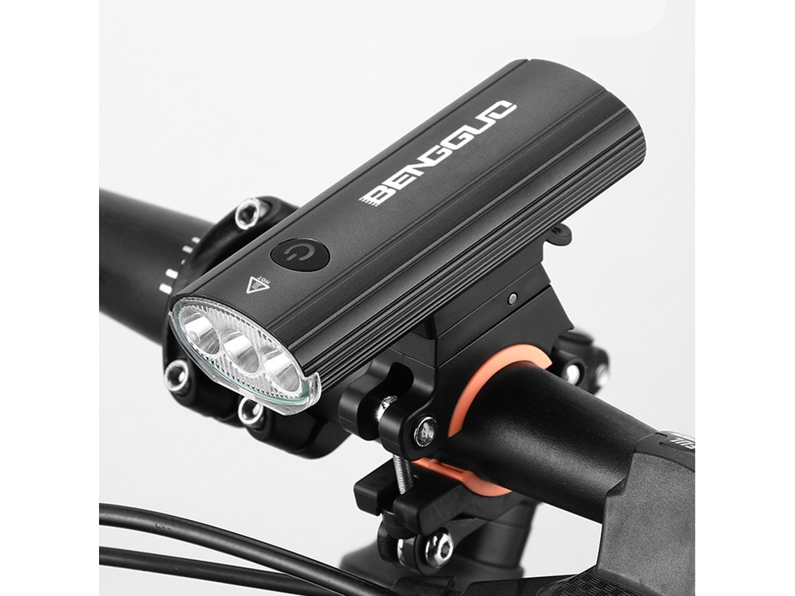 Luz Led Recargable Para Bicicleta Con 750 Lúmenes, 3000 Mah, Ipx5, Modos De Iluminación, Soporte Nocturno Ajustable.