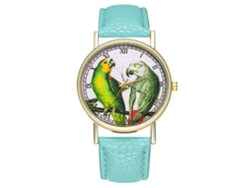 Reloj De Cuarzo Clásico Casual Unisex Pareja Moda Regalo (verde Menta)