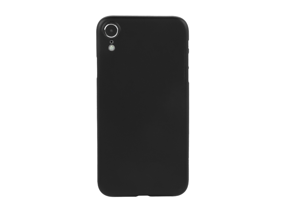 Caja Protectora (delgada Y Resistente A Impactos) Serie Light Spring Caja Protectora Negra Sólida (iphone Xr)
