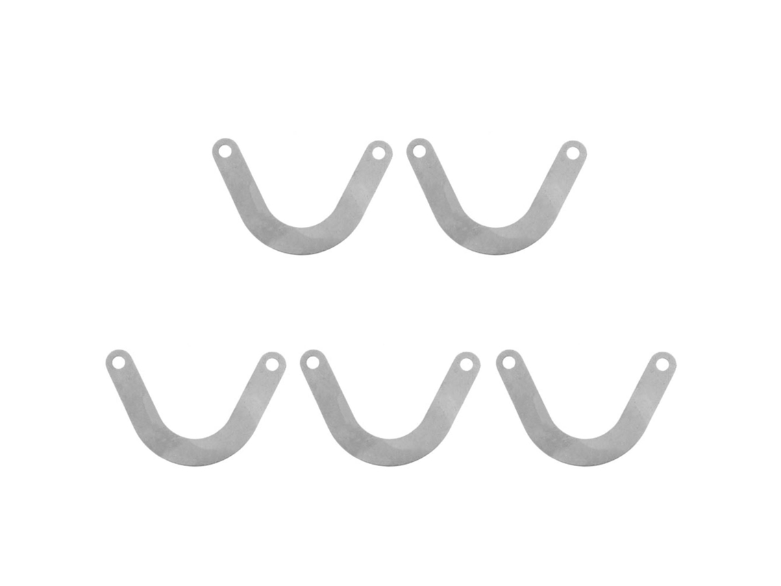 5 Piezas De Placa De Válvula En U De Metal, Accesorio Para Compresor De Aire, 59 Mm De Ancho