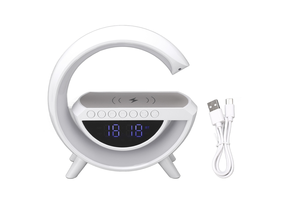 2026-despertador Reloj Altavoz Bluetooth Inalámbrico Recargable Versátil Para Hogar Dormitorio Oficina 5v