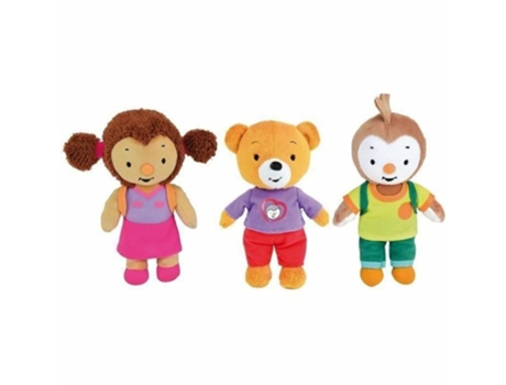 Peluche JEMINI Set de Marionetas de Mano Lalou Pilou & T'Choupi 19 Cm