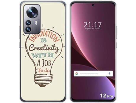 Carcasa para Xiaomi 12 Pro 5G TUMUNDOSMARTPHONE Dibujos Creativity Multicolor