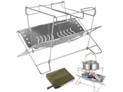 Parrilla De Cuisson Extérieure - Support Feu Pliable En Acier Inoxydable Para Ing | Organisateur ...
