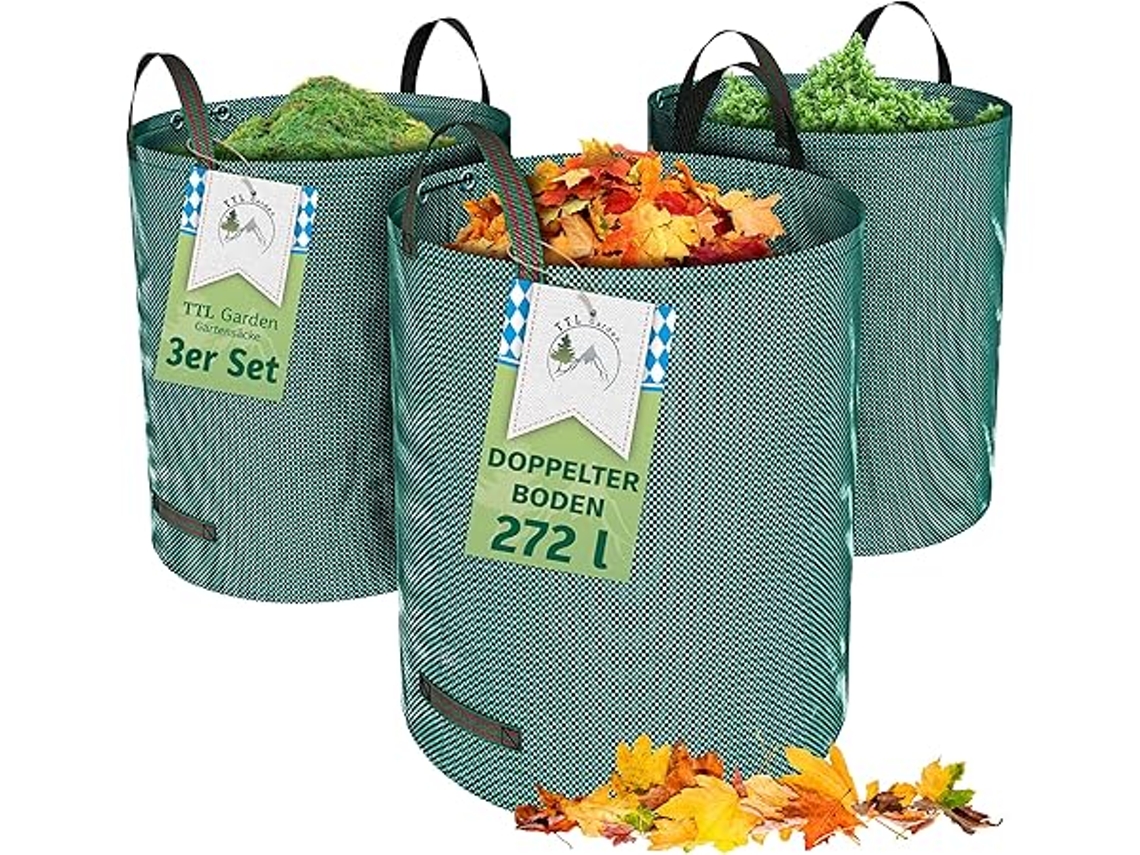 Bolsas de basura de 272 litros, resistentes y duraderas, STELASPLEN