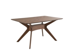 Mesa de Comedor DUDECOR (Madera - Nogueira)