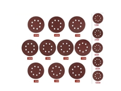 75 Discos De Lijado De 5 Pulgadas, 8 Agujeros, 1 Mm De Espesor, Grano 120-1000 Para Eliminar Óxido, Pintura Y Puentes.